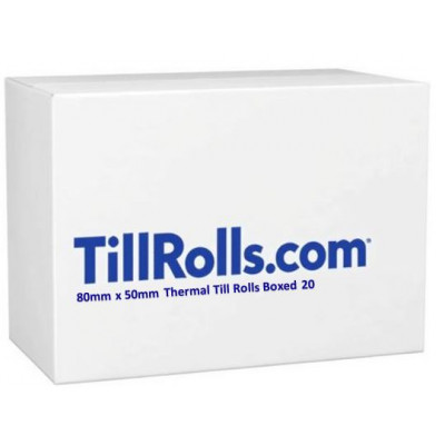 80 x 50 x 12.7 Core Thermal Rolls Boxed 20s - TR238